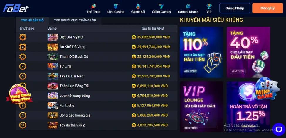 Giao diện trò chơi bắn cá www888 win với nhiều loại cá và vũ khí